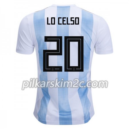 Koszulka Argentyna Lo Celso 20 Główna Mistrzostwa Świata 2018 - Koszulki Piłkarskie